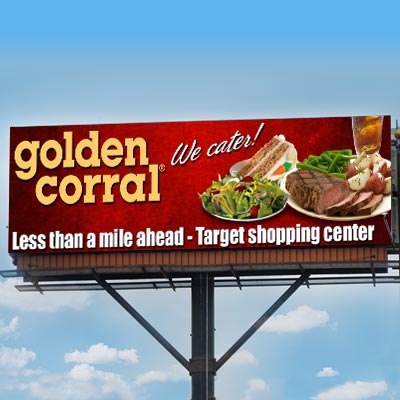 Golden Corral Billboard