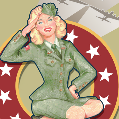 WWII USO Event Illustration